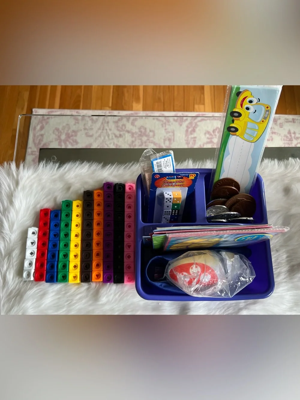 Teacher Math bundle Manipulatives with caddy